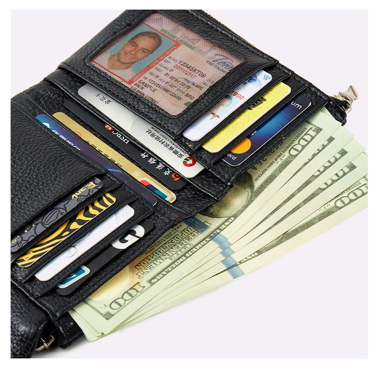 Valéria™ — Portefeuille cuir élégant organisation pratique