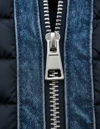 Lucien™ | Veste hybride en denim matelassé