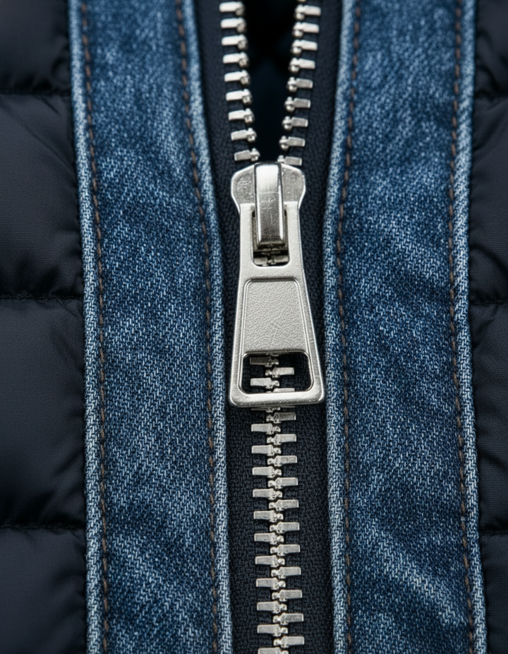 Lucien™ | Veste hybride en denim matelassé