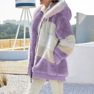 Aléana™ – La veste d’hiver élégante et chaude avec capuche et fermeture éclair